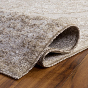 Safavieh Chamber Power Loomed Ivory Beige Polyester Area Rug for Living Room or Bedroom CHM214A-5
