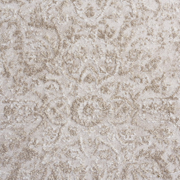 Safavieh Chamber Ivory Beige Polyester Area Rug Power Loomed Low Pile for Large Living Rooms CHM214A-9