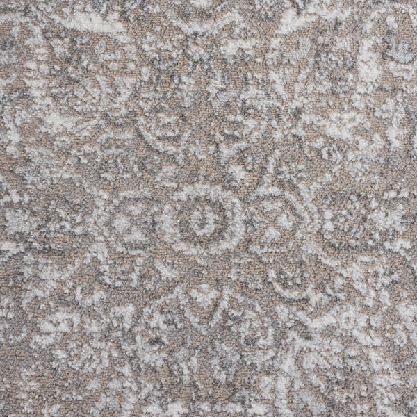 Safavieh Chamber Neutral Beige Grey Ivory Area Rug — Plush 1/2" Pile, Power-Loomed Turkey, Durable Jute Backing 6'-7" x 6'-7" CHM214B-7SQ