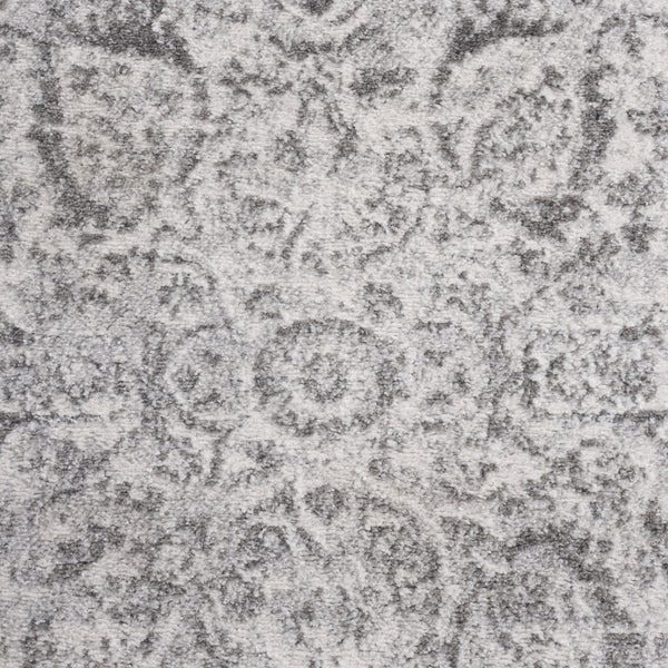 Safavieh Chamber Refined Light Grey And Ivory Runner — Low-Profile, Stain-Resistant Power-Loomed Turkish Design 2'-2" x 8'-0" CHM214F-28