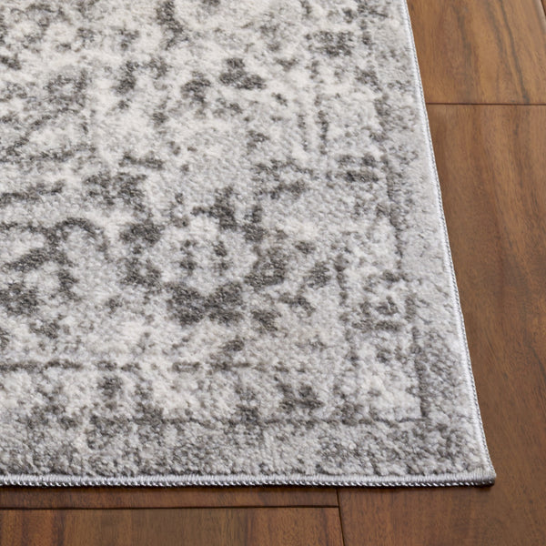 Safavieh Chamber Refined Light Grey And Ivory Runner — Low-Profile, Stain-Resistant Power-Loomed Turkish Design 2'-2" x 8'-0" CHM214F-28