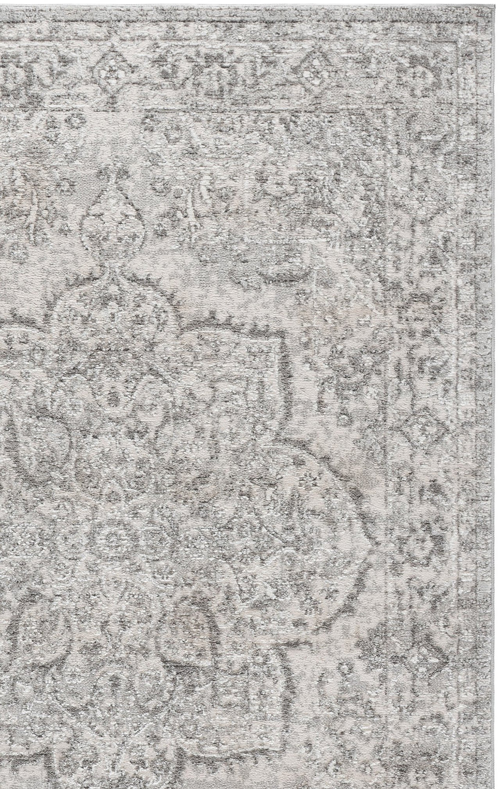 Safavieh Chamber Refined Light Grey & Ivory Square Rug — Low-Profile, Power-Loomed Turkish Weave For Durable Elegance 6'-7" x 6'-7" CHM214F-7SQ