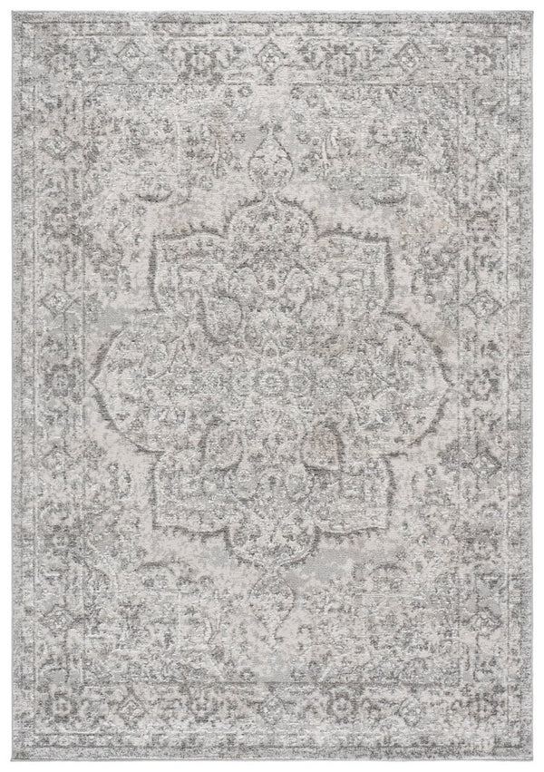 Safavieh Chamber Geometric Traditional Area Rug Power Loomed Polyester for Living and Dining Rooms CHM214F-5
