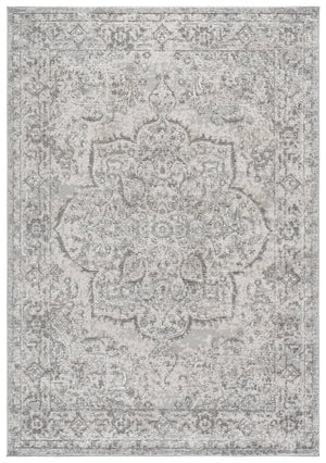 Safavieh Chamber Refined Light Grey And Ivory Runner — Low-Profile, Stain-Resistant Power-Loomed Turkish Design 2'-2" x 8'-0" CHM214F-28