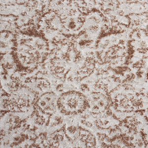Safavieh Chamber Power-Loomed Polyester Area Rug Ivory Rust Tones for Living Dining Rooms CHM214R-9