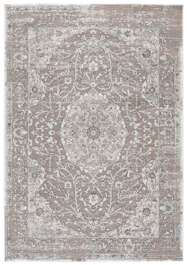 Safavieh Chamber Neutral Beige Grey-Ivory Runner — Low-Profile Durable Polyester Jute Backing For Halls 2'-2" x 8'-0" CHM216B-28