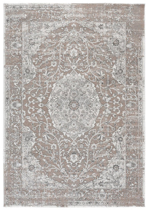 Safavieh Chamber Power Loomed Polyester Area Rug Traditional Beige Ivory for Living Rooms CHM216B-5