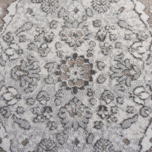 Safavieh Chamber Power Loomed Polyester Area Rug Traditional Beige Ivory for Living Rooms CHM216B-5