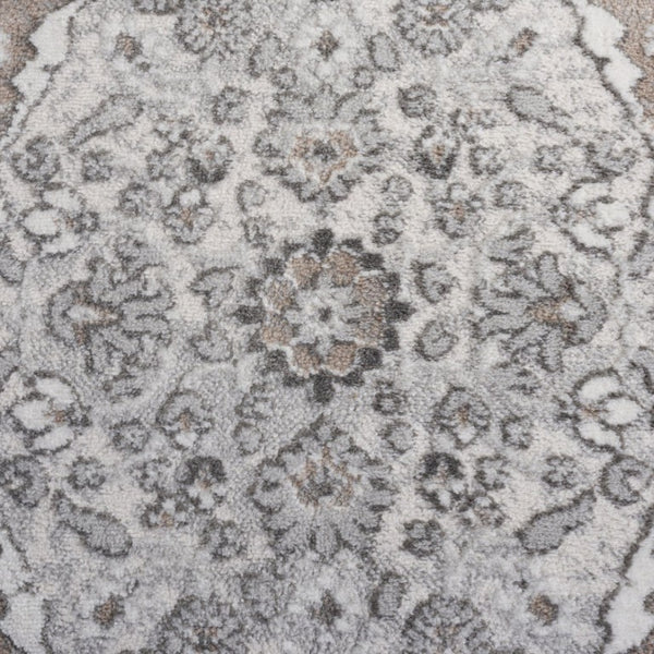 Safavieh Chamber Power Loomed Polyester Area Rug Traditional Beige Ivory for Living Rooms CHM216B-5