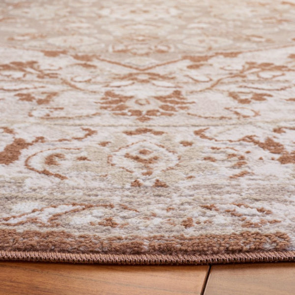 Safavieh Chamber Power Loomed Polyester Area Rug Traditional Warm Ivory Living Room Accent CHM216R-8