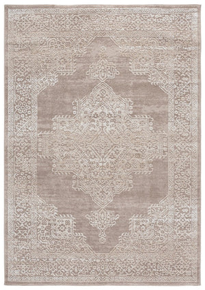 Safavieh Chamber Power-Loomed Polyester Area Rug with Soft Ivory Tones for Any Room Beige 5'-3" x 7'-6" CHM218B-5