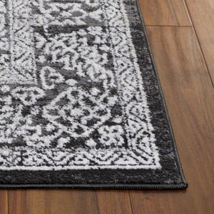 Safavieh Chamber Power-Loomed Polyester Area Rug with Soft Ivory Tones for Any Room Gray 4'-0" x 6'-0" CHM218G-4