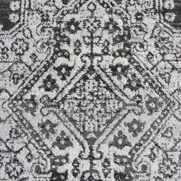 Safavieh Chamber Power-Loomed Polyester Area Rug with Soft Ivory Tones for Any Room Gray 5'-3" x 7'-6" CHM218G-5