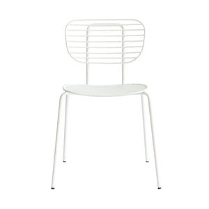 Taylor Metal Side Chair White Steel CHMS020 WHITE Zentique