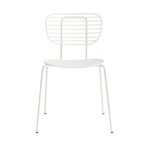 Zentique Taylor Metal Side Chair — Industrial-Strength Powder-Coated Metal Seating, Slim Profile, Everyday Comfort (94 characters) CHMS020 WHITE