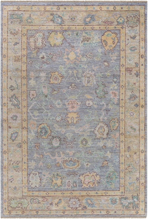 Chennai CHN-2300 6' x 9' Handmade Rug CHN2300-69  Ash, Light Silver, Natural Surya