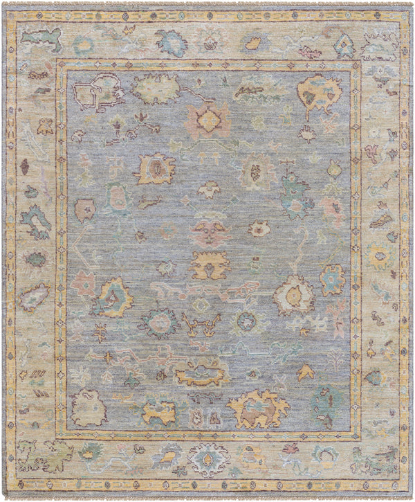 Chennai CHN-2300 8' x 10' Handmade Rug CHN2300-810  Ash, Light Silver, Natural Surya