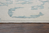 Rizzy Chelsea CHS103 Power Loomed Transitional Polyester Rug Gray/Blue 8'6" x 11'10"