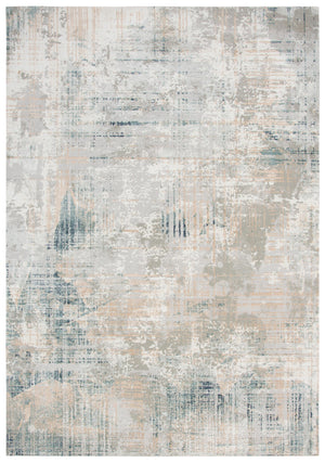 Rizzy Chelsea CHS108 Power Loomed Modern Polyester Rug Ivory / Gray  8'6" x 11'10"