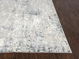 Rizzy Chelsea CHS110 Power Loomed Modern Polyester Rug Cream/Gray 8'6" x 11'10"