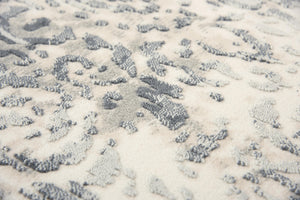 Rizzy Chelsea CHS111 Power Loomed Transitional Polyester Rug Cream/Gray 8'6" x 11'10"