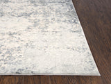 Rizzy Chelsea CHS111 Power Loomed Transitional Polyester Rug Cream/Gray 8'6" x 11'10"