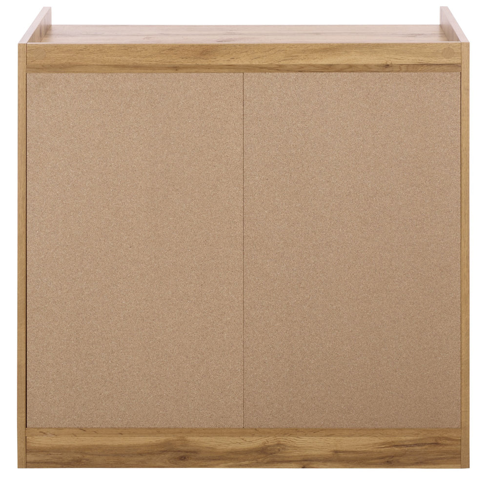 Mishi 3 Drawer Chest With Warm Natural Finish, Engineered Wood Storage Solution For Bedroom & Entryway