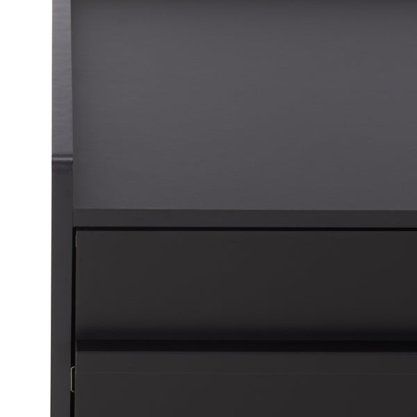 Mishi 3 Drawer Chest With Warm Natural Finish, Engineered Wood Storage Solution For Bedroom & Entryway