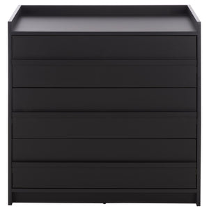 Mishi 3 Drawer Chest With Warm Natural Finish, Engineered Wood Storage Solution For Bedroom & Entryway