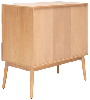 Safavieh Baisley 3 Drawer Rattan Chest - Natural Wooden Storage Solution For Stylish Home Organization Natural Wood Chs5000a