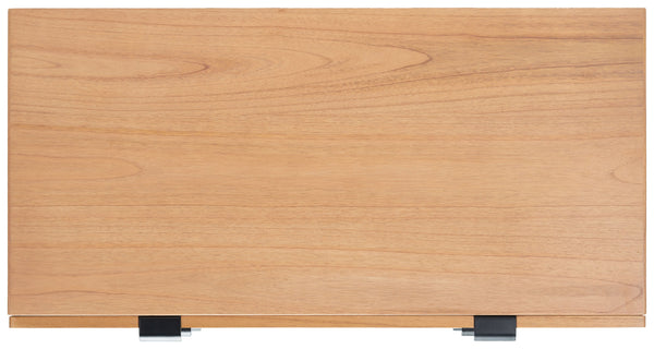 Safavieh Baisley 3 Drawer Rattan Chest - Natural Wooden Storage Solution For Stylish Home Organization Natural Wood Chs5000a