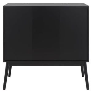 Safavieh Baisley 3-Drawer Rattan Chest - Mid-Century Charm With Spacious Storage For Coastal Living Spaces Black CHS5000B