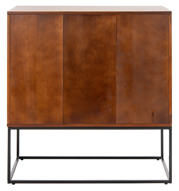 Safavieh Marquise 3-Drawer Chest - Elegant Storage Solution With Black Frame & Warm Brown Ombré Finish CHS5002A