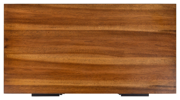 Safavieh Marquise 3-Drawer Chest - Elegant Storage Solution With Black Frame & Warm Brown Ombré Finish CHS5002A