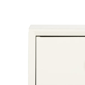 Safavieh Pomona 3-Drawer Accent Table - Mid-Century Charm With Distressed Finish For Stylish Storage Solutions Vintage White CHS5700A