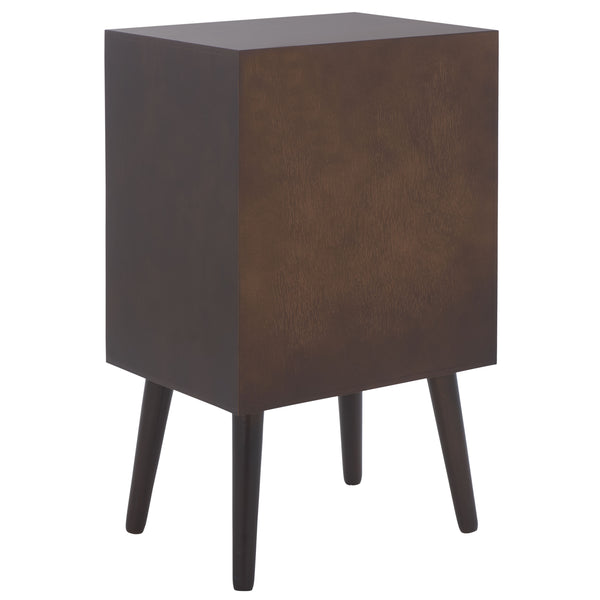 Safavieh Pomona Timeless 3 Drawer Accent Table In Dark Chocolate - Stylish Storage For Any Room Decor Dark Chocolate Solid Wood,Mdf Chs5700e