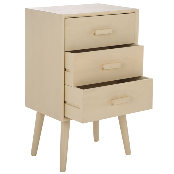 Safavieh Pomona Timeless 3 Drawer Accent Table In Dark Chocolate - Stylish Storage For Any Room Decor Sand Solid Wood,Mdf Chs5700f