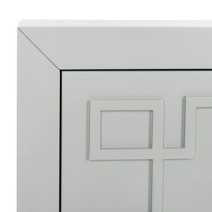 Safavieh Raina 3 Drawer Chest - Chic Chinoiserie-Inspired Storage Solution For Modern And Classic Decor Grey/Gold CHS6412D