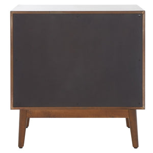 Safavieh Scully Mid-Century 2 Drawer Chest With Open Shelf - Stylish Storage Solution For Any Room CHS6416C
