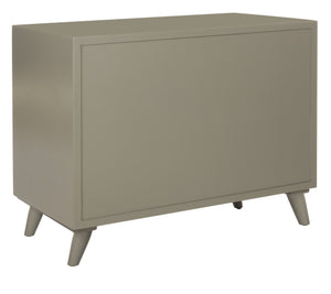 Safavieh Blaize Stylish Retro 3-Drawer Chest - Versatile Storage Solution For Bedroom, Entryway, Or Living Room Dark Grey/Black CHS6601A