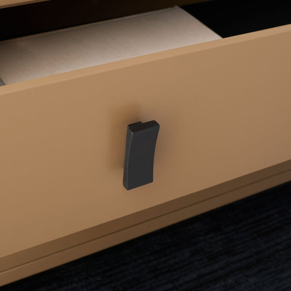 Safavieh Blaize Stylish Retro 3-Drawer Chest - Versatile Storage Solution For Bedroom, Entryway, Or Living Room Taupe/Black CHS6601B