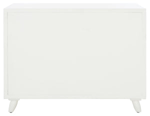 Safavieh Blaize Stylish Retro 3-Drawer Chest - Versatile Storage Solution For Bedroom, Entryway, Or Living Room White CHS6601C