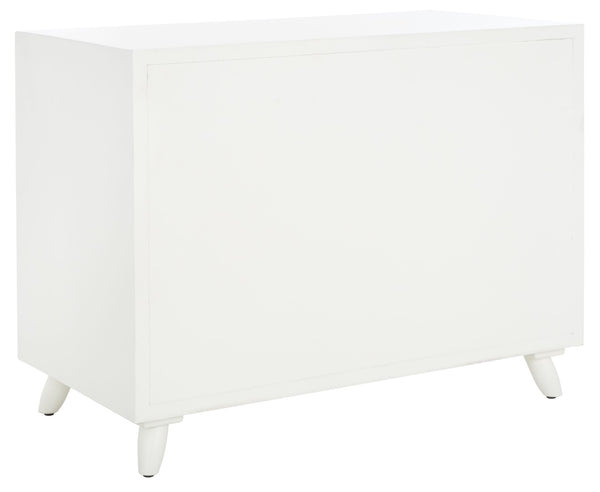 Safavieh Blaize Stylish Retro 3-Drawer Chest - Versatile Storage Solution For Bedroom, Entryway, Or Living Room White CHS6601C