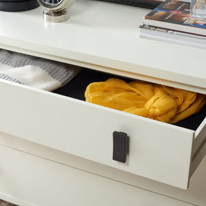 Safavieh Blaize Stylish Retro 3-Drawer Chest - Versatile Storage Solution For Bedroom, Entryway, Or Living Room White CHS6601C
