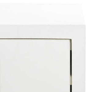 Safavieh Blaize Stylish Retro 3-Drawer Chest - Versatile Storage Solution For Bedroom, Entryway, Or Living Room White CHS6601C