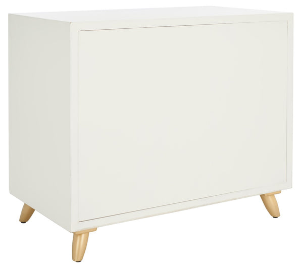 Safavieh Raquel 3-Drawer Chest - Mid-Century Modern Rustic Storage Solution For Stylish Small Spaces White CHS6602C