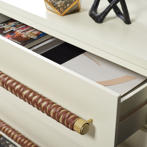 Safavieh Raquel 3-Drawer Chest - Mid-Century Modern Rustic Storage Solution For Stylish Small Spaces White CHS6602C