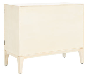 Safavieh Sula 2-Door Chest With Shelf - Moroccan-Inspired Style In Antique White For Modern Spaces CHS6603A