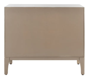 Safavieh Alexie Antique Grey 2-Door Chest With Carved Floral Design - Elegant Storage For Any Space CHS6604A