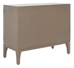 Safavieh Alexie Antique Grey 2-Door Chest With Carved Floral Design - Elegant Storage For Any Space CHS6604A